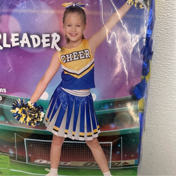 NWT Blue Cheerleader Costume - Child SIZE L(10-12) - Picture 11 of 12